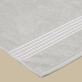 Prosop de baie din bumbac 100%, 70x140 cm,  Maisonette Classy, gri deschis